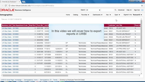Thumbnail for 3. Exporting in UWBI