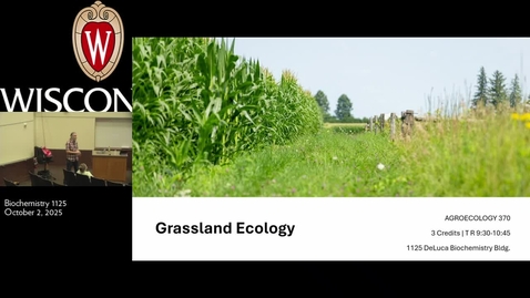 Thumbnail for Grassland Ecology - 10/02/25 (Mod 3, Week 5)