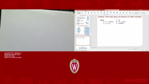 Thumbnail for (F24) ME 342, 10-21-2024 Lecture