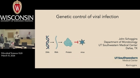Thumbnail for Dr. Johns Schoggins Seminar 03/13/26