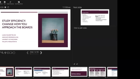 Thumbnail for Board Review: How to Study/Tips for taking exams (Maursetter)