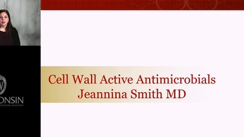Thumbnail for Smith - Cell Wall Active Antimicrobials