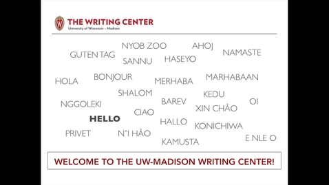 Thumbnail for Writing Center