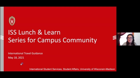 Thumbnail for Lunch &amp; Learn 5/18/21 Fall 2021 Travel and NIE