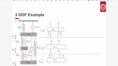 Thumbnail for Vibrations Lecture 18:  MDOF-System with Damping