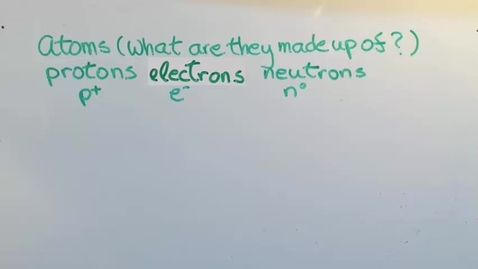 Thumbnail for Protons, Electrons and Neutrons