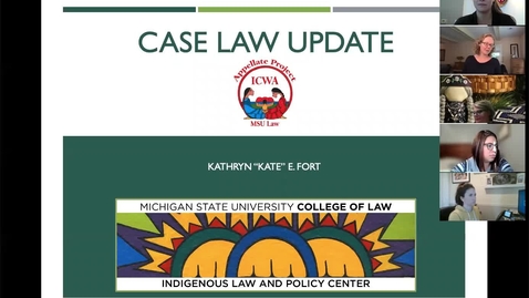 Thumbnail for entry D-7 ICWA Litigation Trends and Practice Considerations