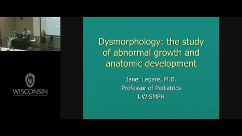 Thumbnail for 550 - 550 Genetic Dysmorphology Janet Legare MD