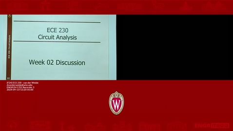 Thumbnail for (F24) ECE 230 - van der Weide