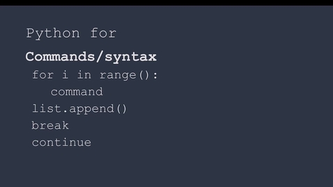 Thumbnail for Python_For