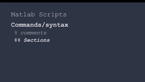 Thumbnail for Matlab scripts