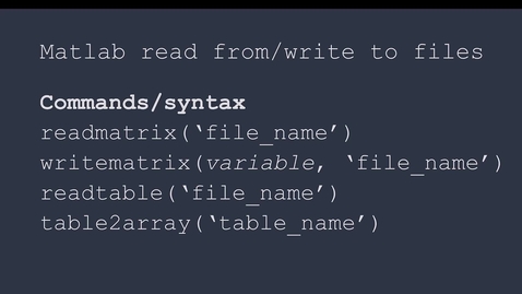Thumbnail for Read_Write_Matlab