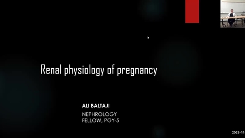 Thumbnail for Renal physiology in pregnancy (Baltaji)