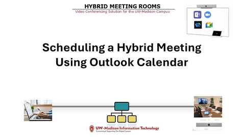 Thumbnail for Scheduling a Hybrid Meeting Using Outlook Calendar
