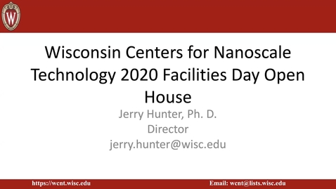 Thumbnail for entry 2020 Facilities Days Open House Overview and What's New at the WCNT
