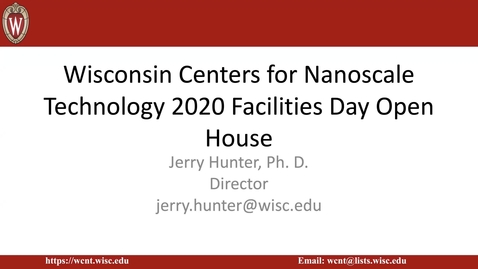 Thumbnail for 2020 Facilities Days Open House Overview and What's New at the WCNT
