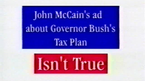 Thumbnail for entry McCain Tax Plan