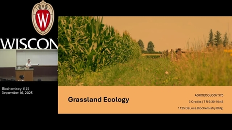 Thumbnail for Grassland Ecology - 09/16/25 (Mod 2, Week 3)