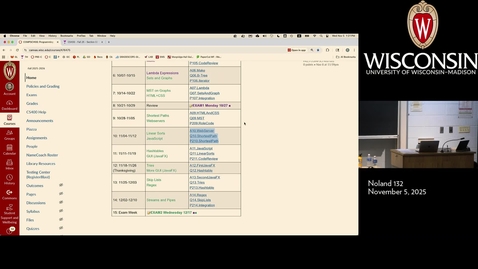 Thumbnail for Week 10.1 (Wednesday) Lec001