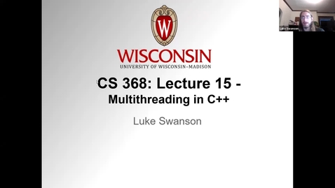 Thumbnail for entry CS368 Lecture 15: Multiprocessing in C++