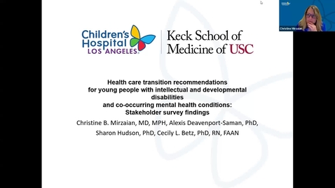 Thumbnail for Mental Health Barriers and Options during the Transition to Adult Services - Healthcare Transition ECHO (May 13, 2025)