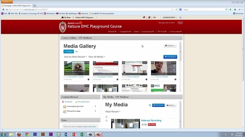 Thumbnail for Kaltura D2L Overview (UW-Madison Digital Media Center)