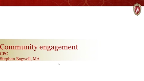 Thumbnail for Bagwell - Community Engagement