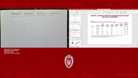 Thumbnail for (F24) ME 342, 12-11-2024 Lecture