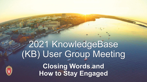 Thumbnail for Closing Words and How to Stay Engaged