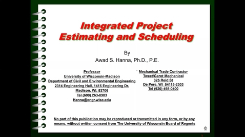 Thumbnail for Lecture 17 - Estimating Mechanical Work