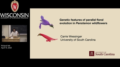 Thumbnail for Biology Colloquium: Carrie Wessinger 2023-04-13
