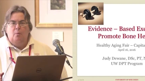 Thumbnail for Evidence-based Exercise to Promote Bone Health