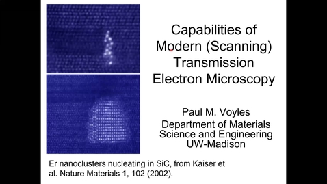 Thumbnail for Introduction to Transmission Electron Microscopy