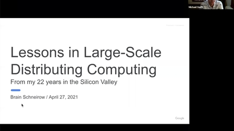 Thumbnail for Lecture 25 - Deploying distributed systems