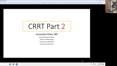 Thumbnail for 10/17 - CRRT #2 (Chiao)
