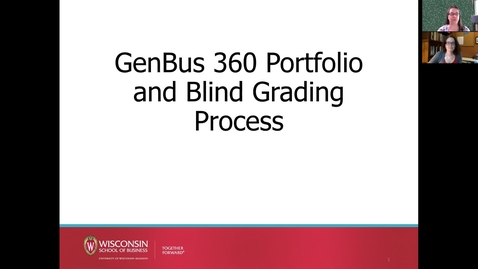 Thumbnail for GenBus360 Portfolio &amp; Blind Grading Process