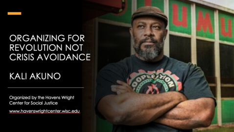Thumbnail for Kali Akuno: Organizing for Revolution Not Crisis Avoidance