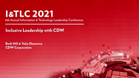 Thumbnail for entry Inclusive Leadership With CDW