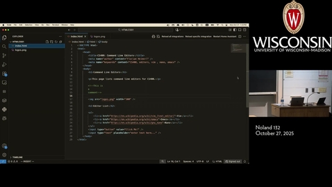 Thumbnail for Week 8.3 (Monday) Lec001