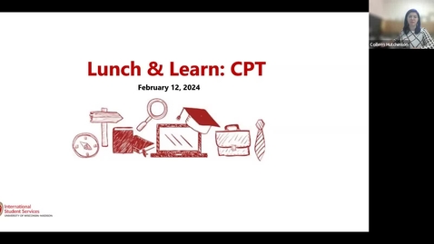 Thumbnail for entry Lunch &amp; Learn: CPT