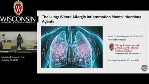 Thumbnail for Dr. Amali Samarasinghe Seminar 01/30/26