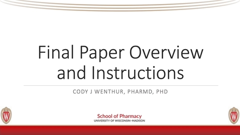 Thumbnail for Final Paper Overview