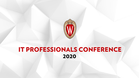 Thumbnail for A Message from Chancellor Blank for the IT Professionals Conference 2020