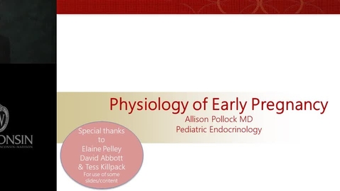 Thumbnail for Pollock - Physiology Early Pregnancy 2021