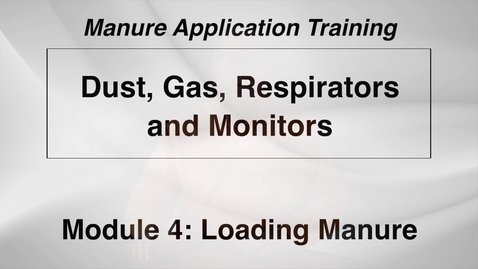 Thumbnail for WS DS M4-3 Dust, Gases, Respirators, and Monitors