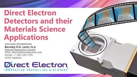 Thumbnail for entry Direct Electron Detectors for Materials Science Applications 2020-10-13