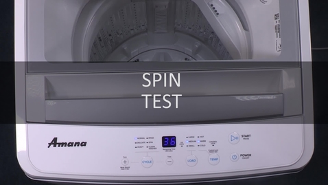 Thumbnail for Washer Spin Test