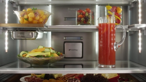 Thumbnail for Slide Away Shelf - Feature &amp; Benefit - KitchenAid Counter Depth Refrigeration