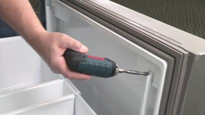 Built In Refrigerator Removing Freezer Door Front Learn Whirlpool Video Center
