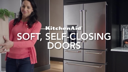 5-Door Refrigerator- Soft Self Closing Drawers - KitchenAid ...